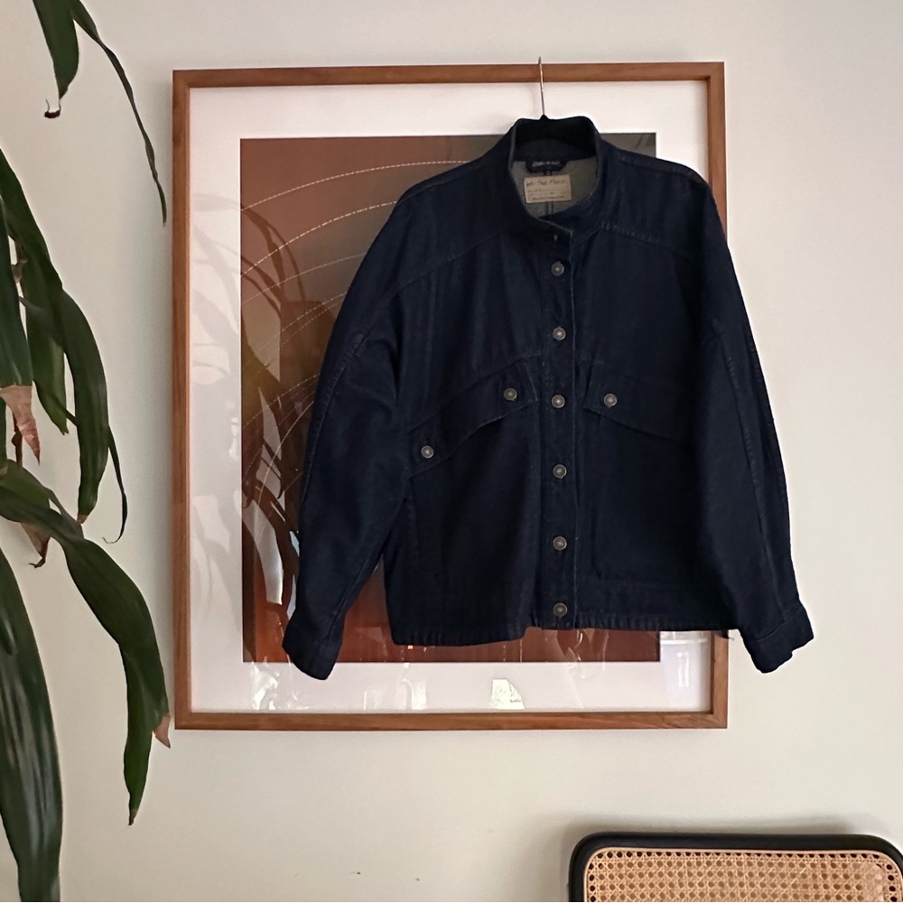 FREE PEOPLE | Casey Denim Jacket with Drawstring
